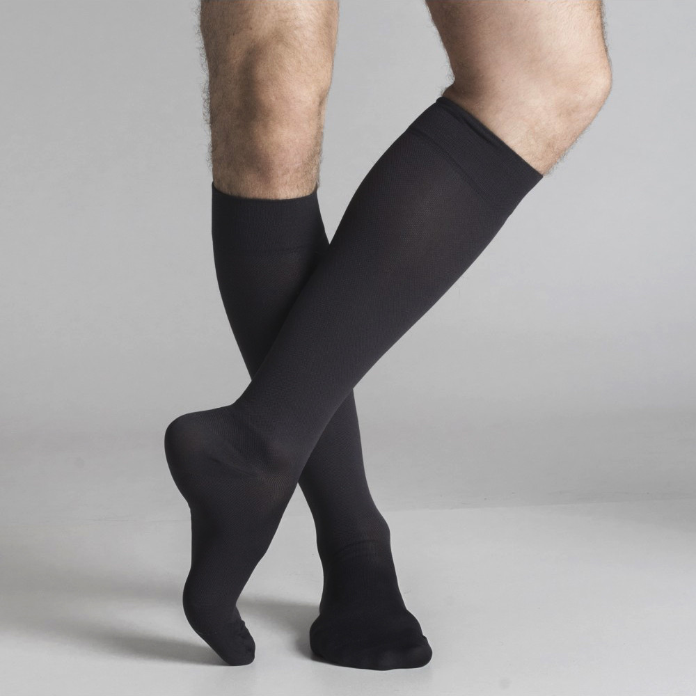 Repomen Black Compression Sock 16/20 mmhg
