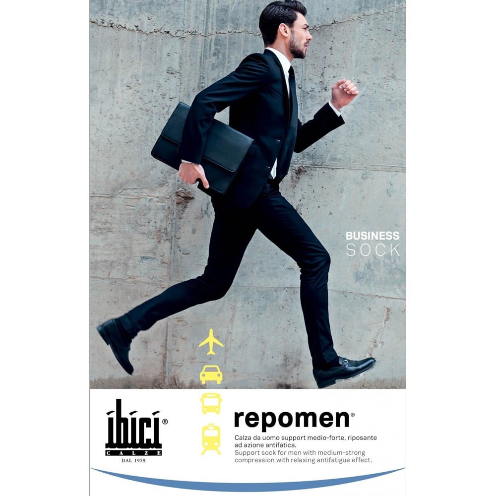 Repomen black sock with compression 16/20 mmhg