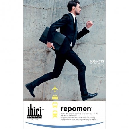 Repomen black sock with compression 16/20 mmhg 1