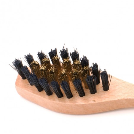 Brosse mixte en Daim (Poil et Métal) 2