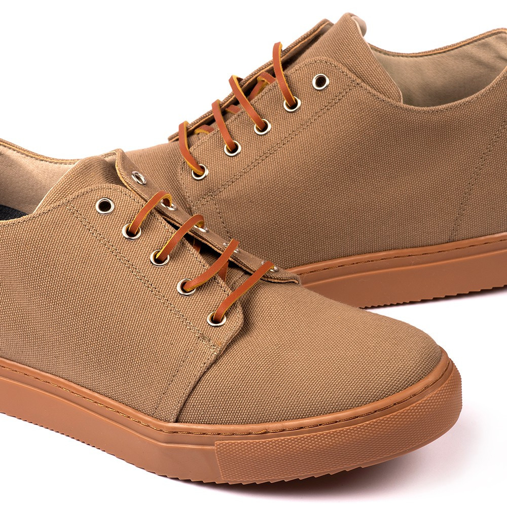 Scarpe con rialzo per uomo Catania marrone