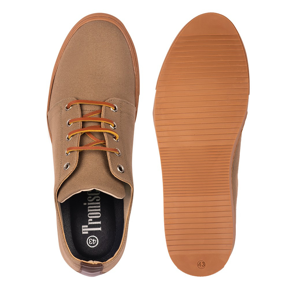 Scarpe con rialzo per uomo Catania marrone