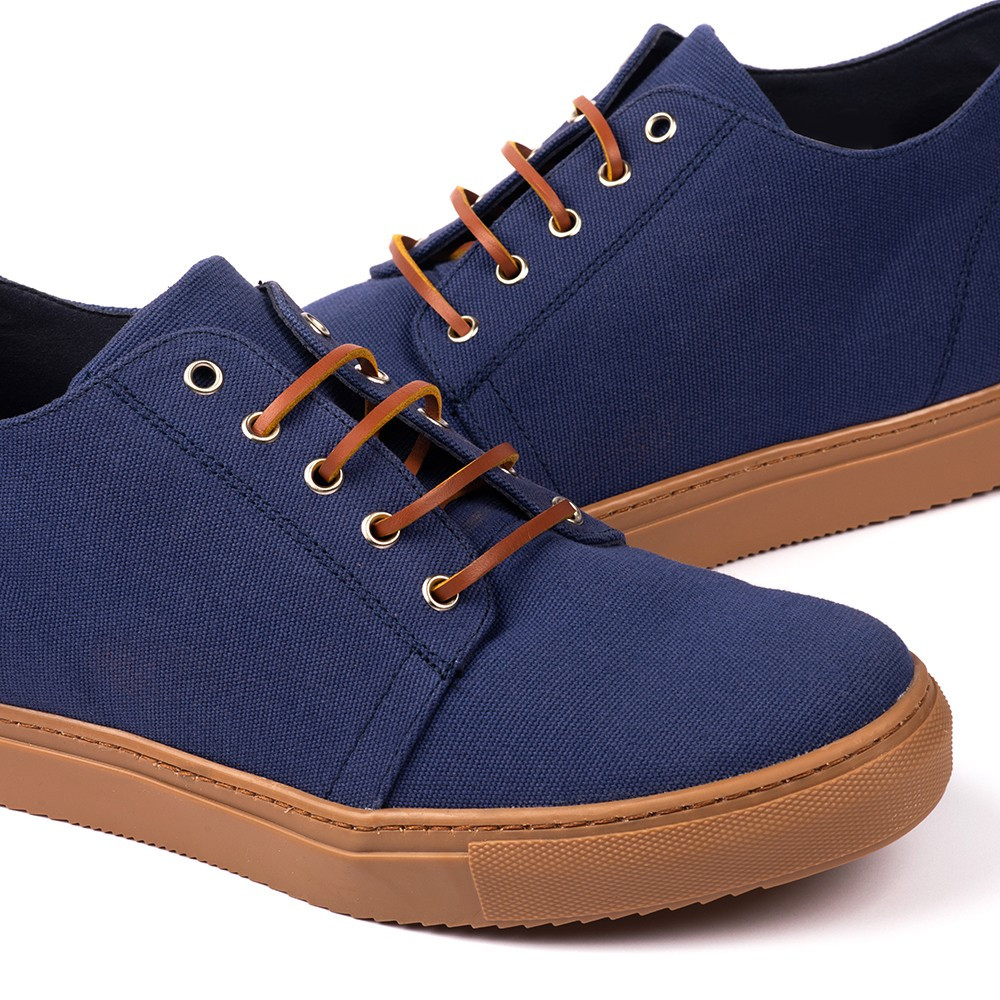 Scarpe con rialzo per uomo Catania bleu