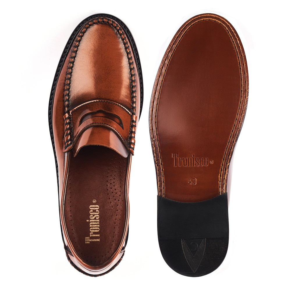 Height incresing shoes for men Arosa Brown