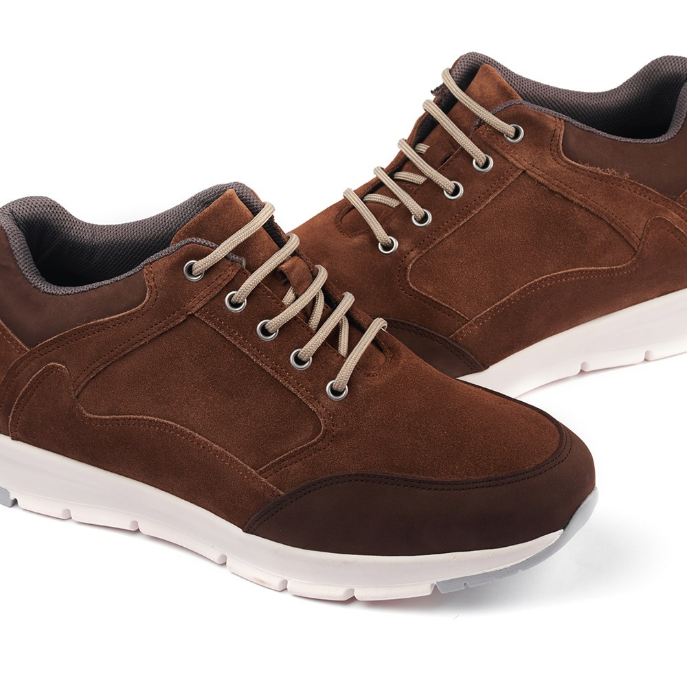Height incresing shoes for men Berna Brown