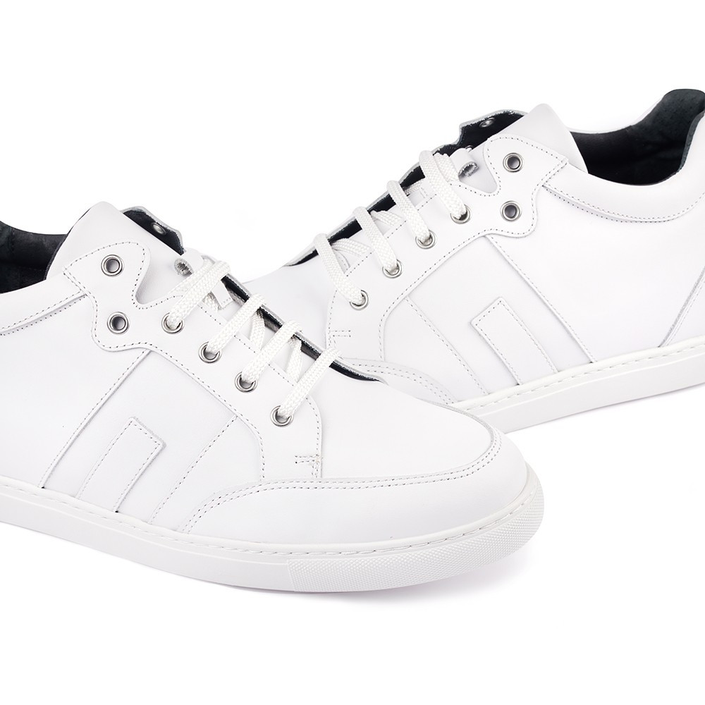 Scarpe con rialzo da uomo Ibiza bianco