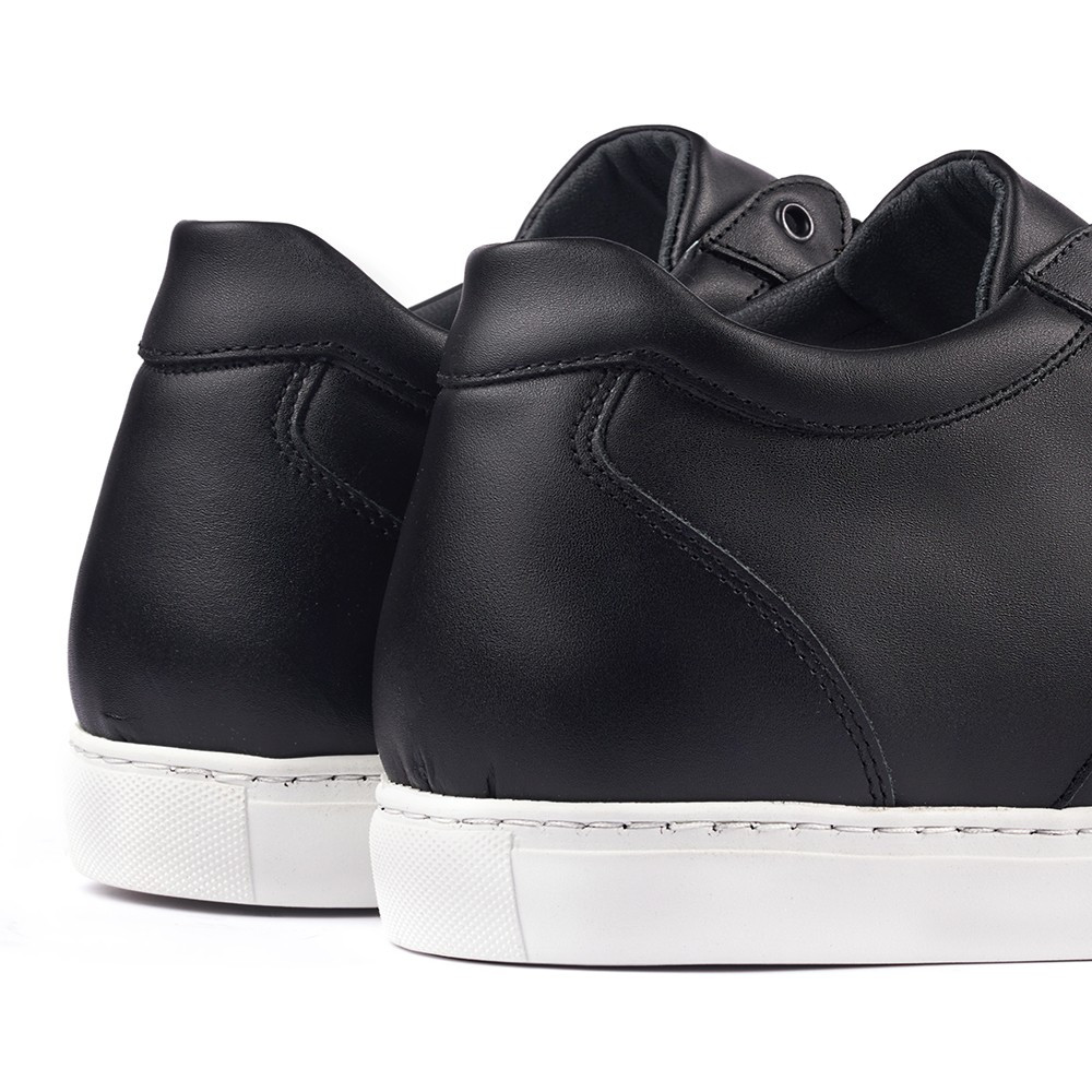 Schuhe mit Erhöhung für Männer Ibiza Schwarz