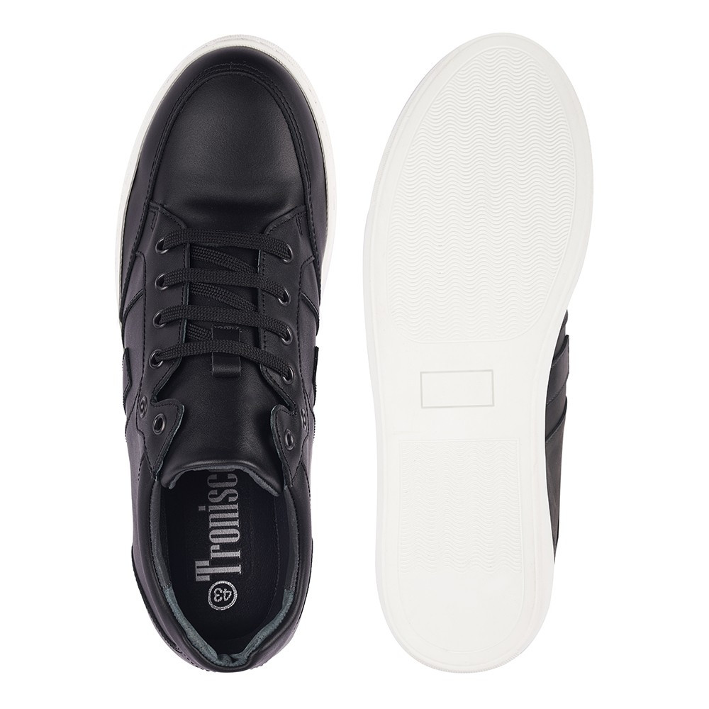 Schuhe mit Erhöhung für Männer Ibiza Schwarz