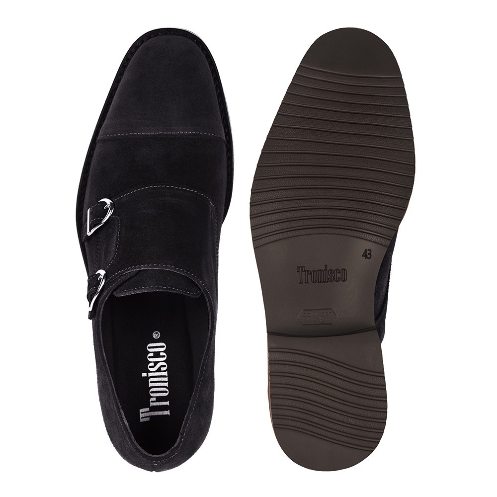 Sapatos para elevar a altura para homem Portofino Preto
