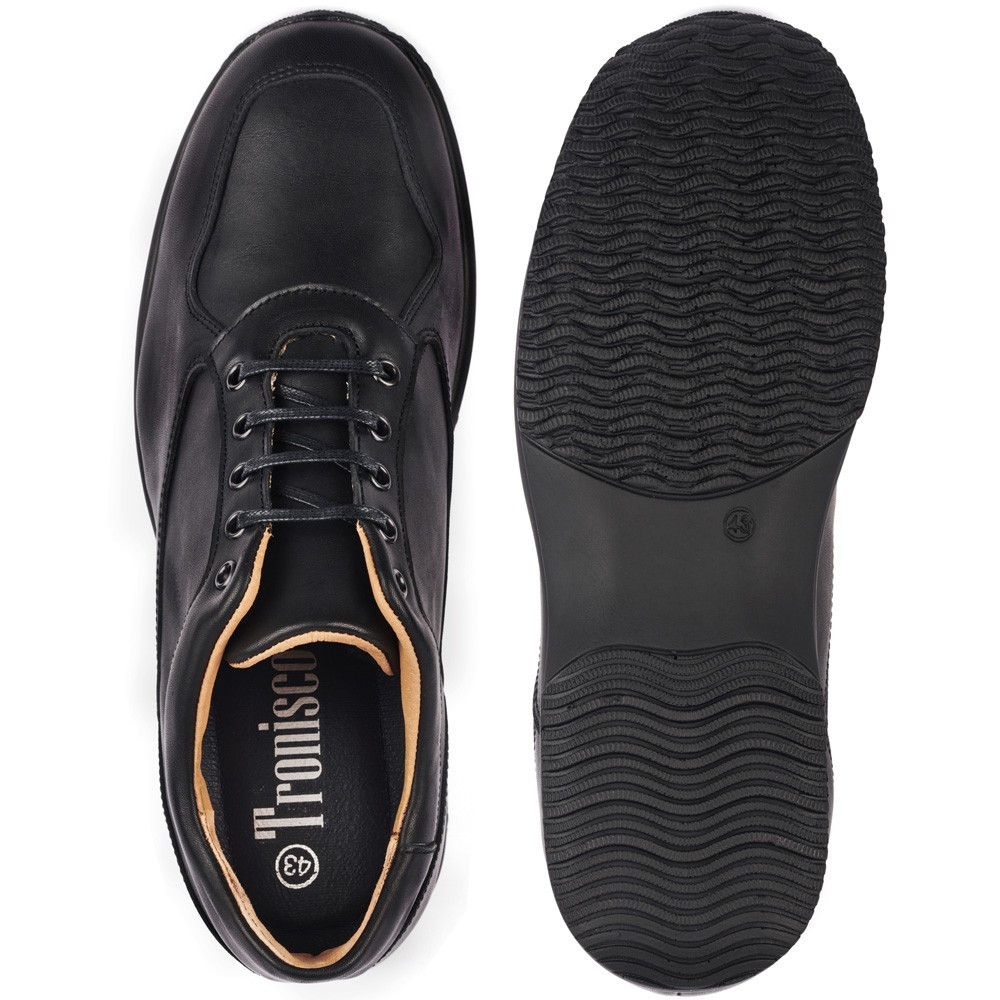 Height incresing shoes for men Alpino Black
