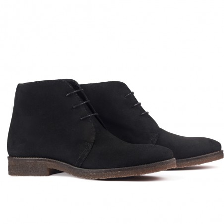 Alexandro black Height increasing shoes