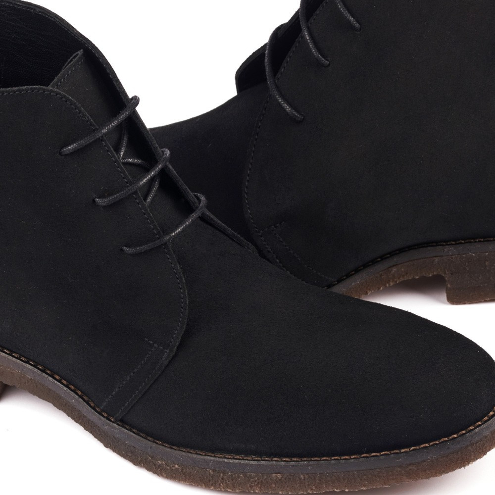 Schuhe mit Erhöhung für Männer Alexandro Schwarz