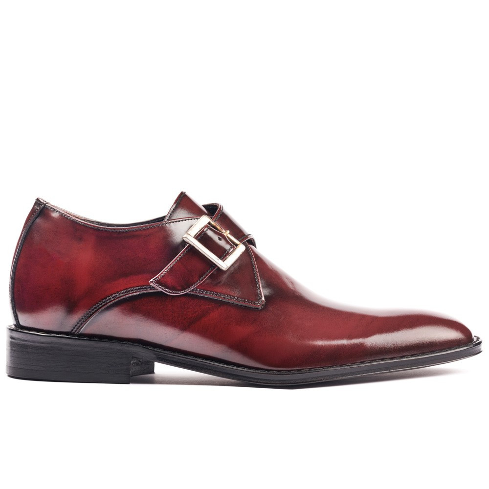 Schuhe mit Erhöhung für Männer Bari Bordeaux