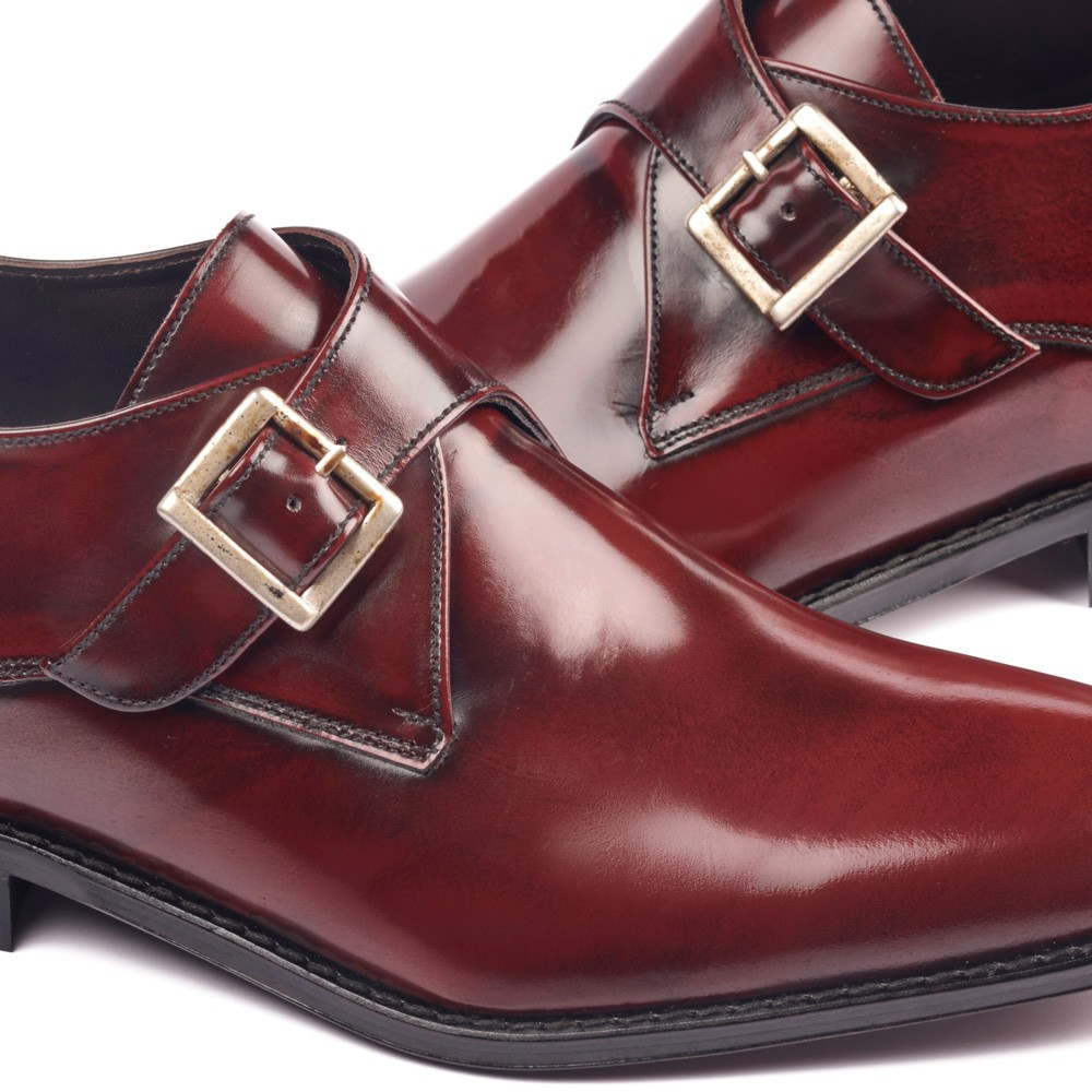 Schuhe mit Erhöhung für Männer Bari Bordeaux