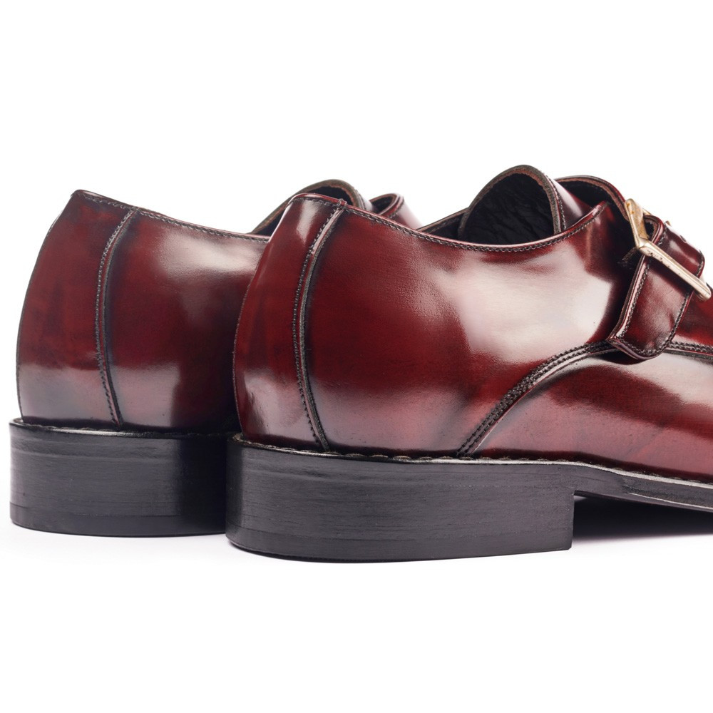 Schuhe mit Erhöhung für Männer Bari Bordeaux