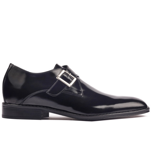 Zapatos con alzas para hombre Bari Negro 2