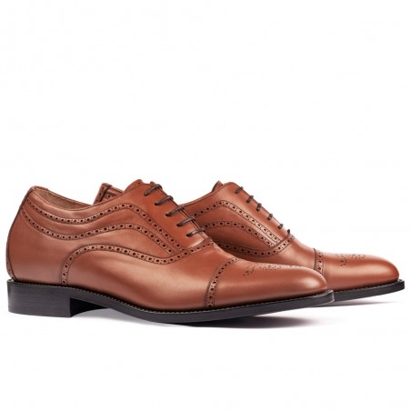 Basilea brown Height increasing shoes