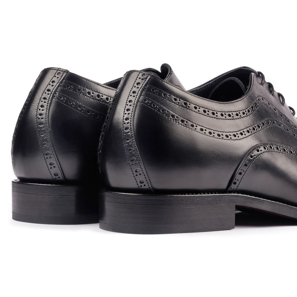 Scarpe con rialzo da uomo Basilea nero