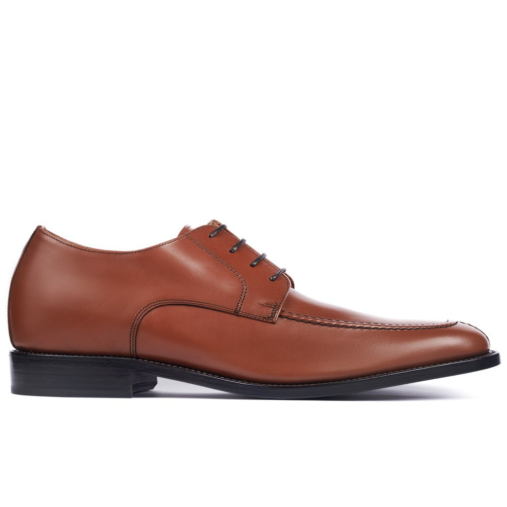 Scarpe con rialzo da uomo Bordeaux marrone