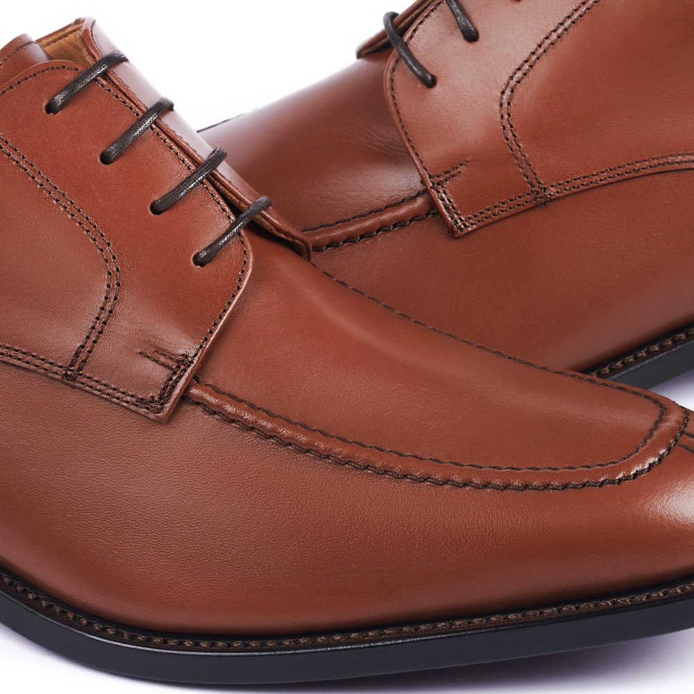 Scarpe con rialzo da uomo Bordeaux marrone