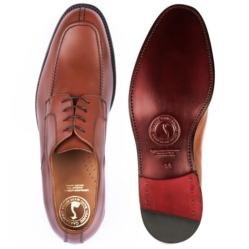 Scarpe con rialzo da uomo Bordeaux marrone