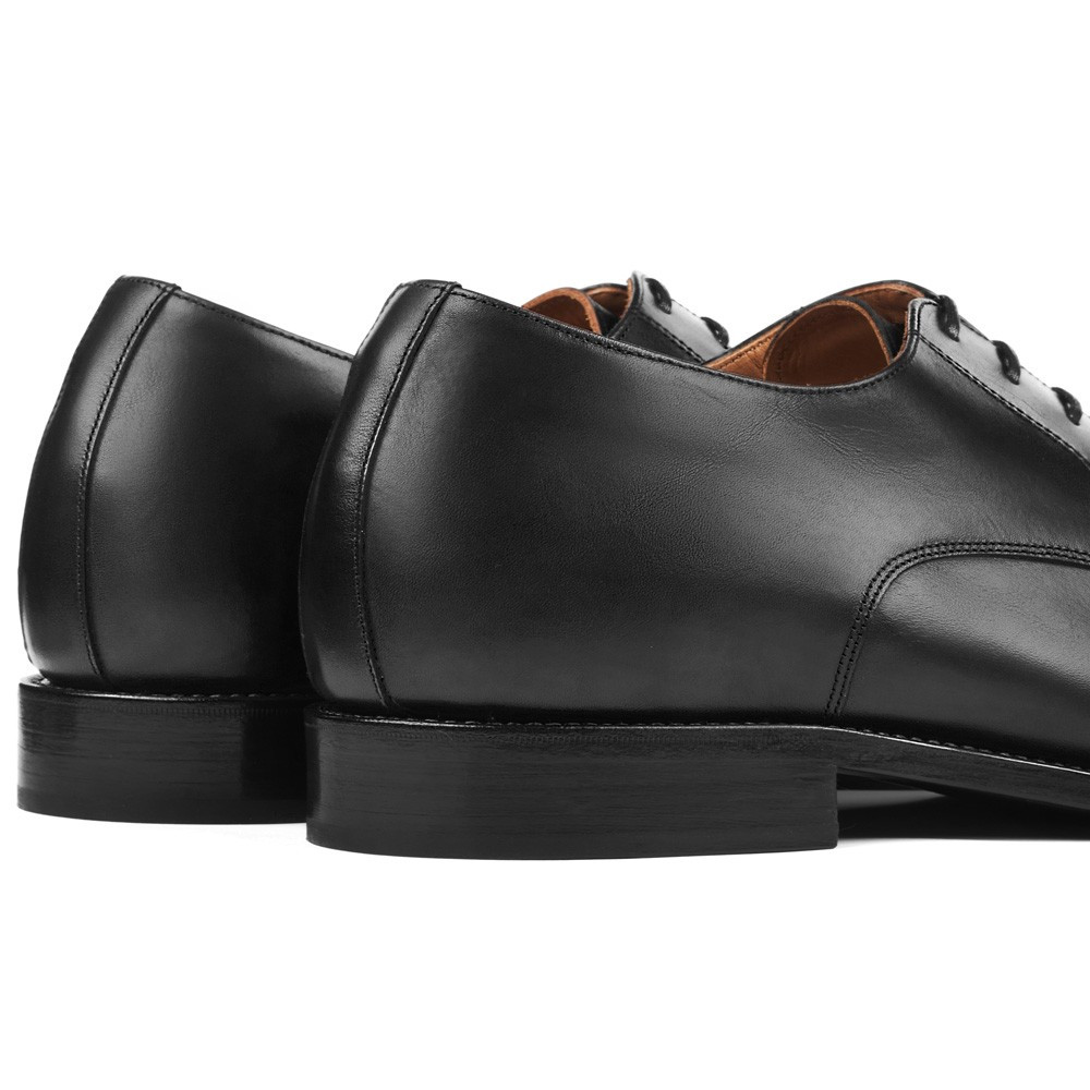 Sapatos para elevar a altura para homem Bordeaux Preto