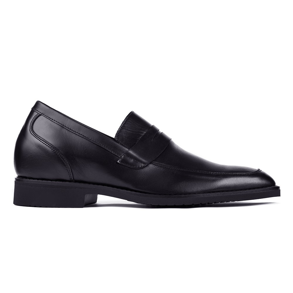 Scarpe con rialzo da uomo Milan nero