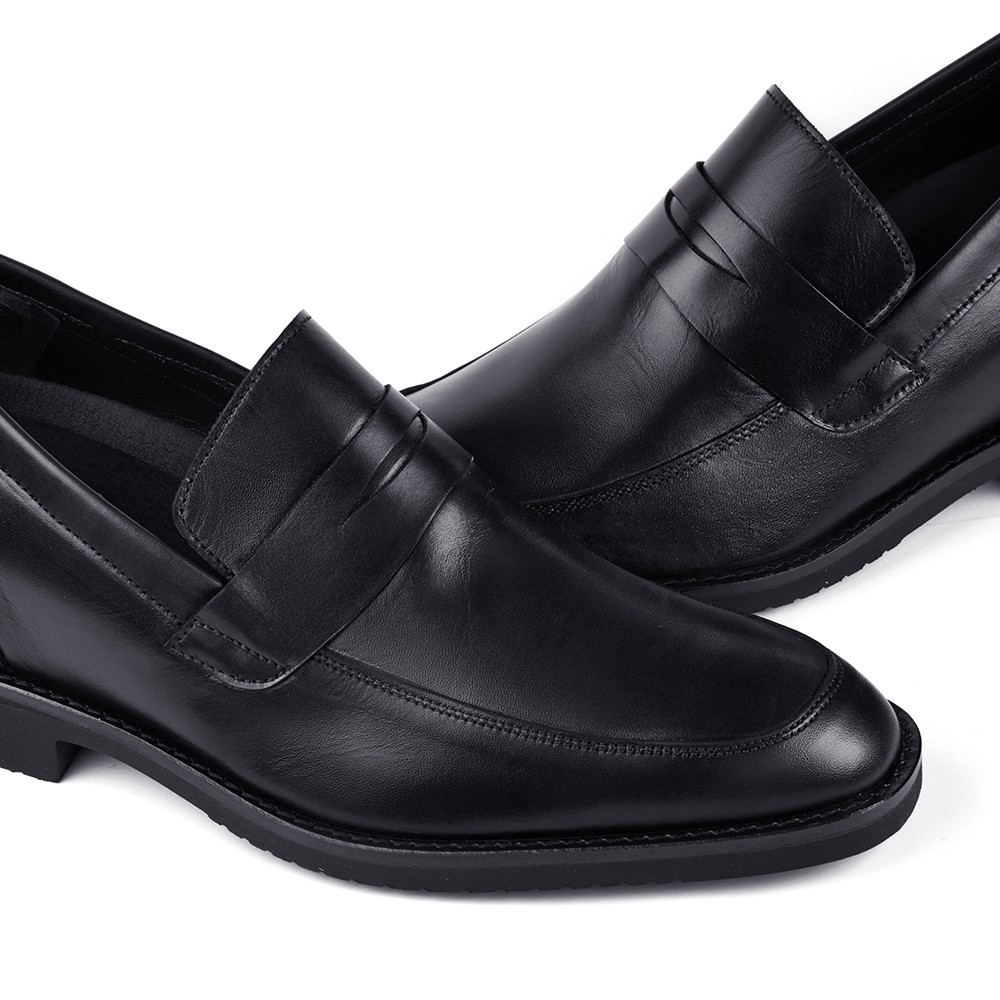 Scarpe con rialzo da uomo Milan nero