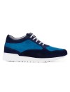 Zapatos Matera bicolor azul