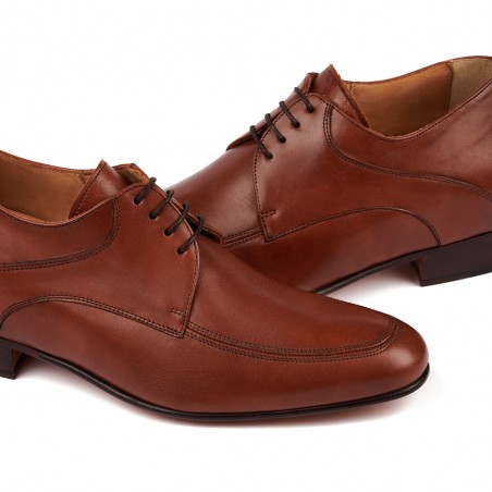 Sheffield braun Schuhe mit Erhöhung