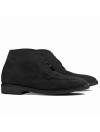 Ancona black Height increasing shoes