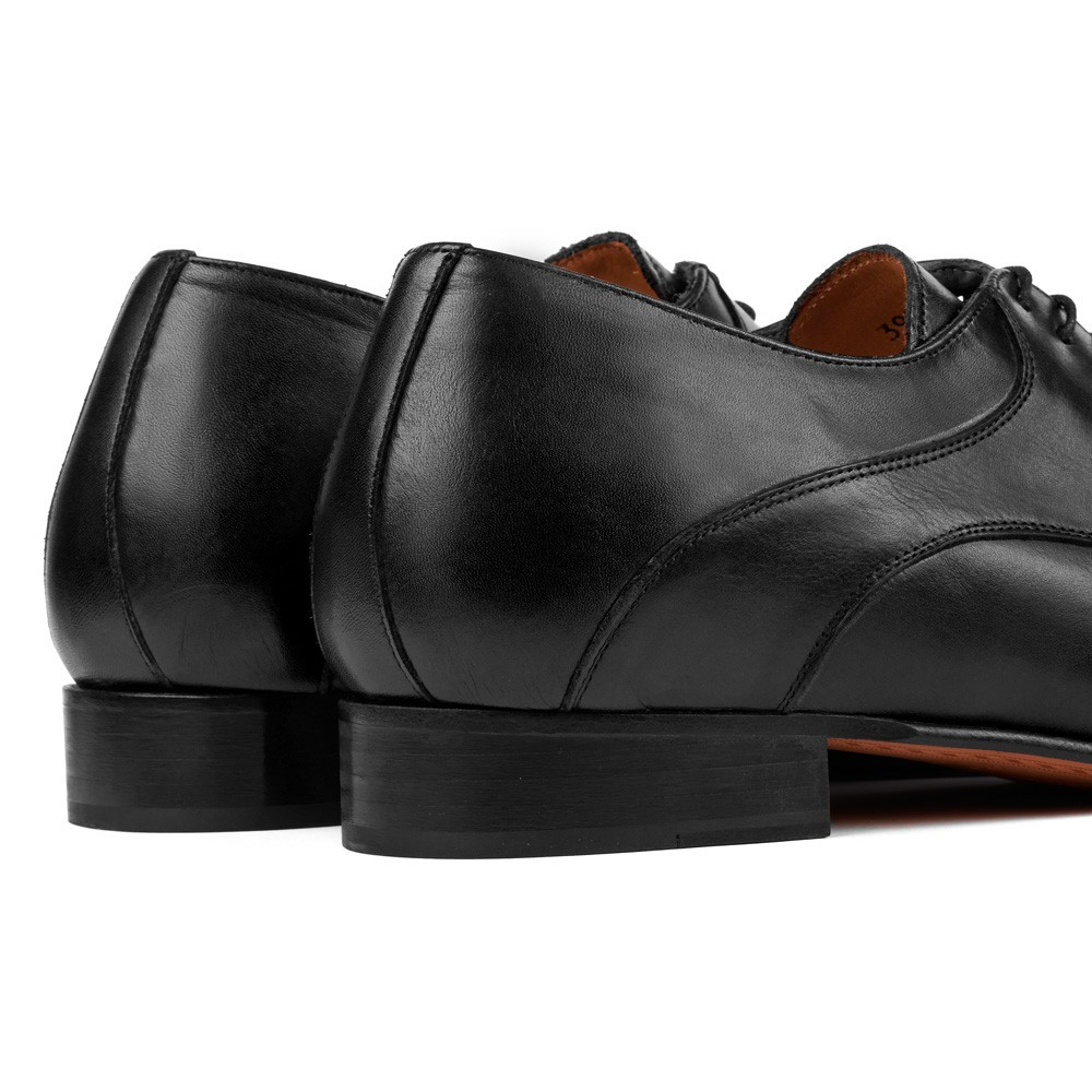 Sapatos para elevar a altura para homem Sheffields Preto