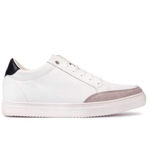 Height incresing shoes for men Fontana White 2