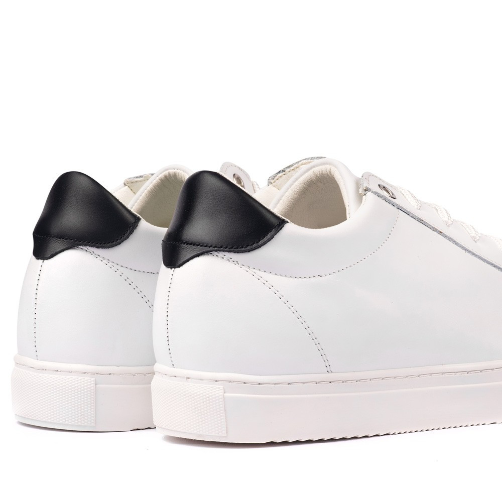 Schuhe mit Erhöhung für Männer Fontana Weiß