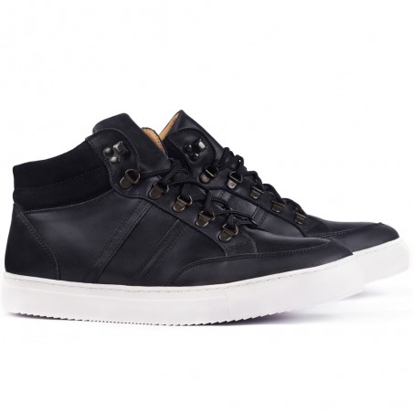 Padua schwarz Schuhe mit Erhöhung