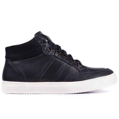 Zapatos con alzas para hombre Padua Negro 2