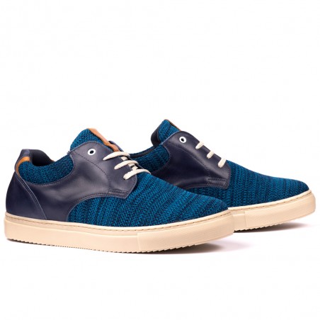 Pesaro blue Height increasing shoes