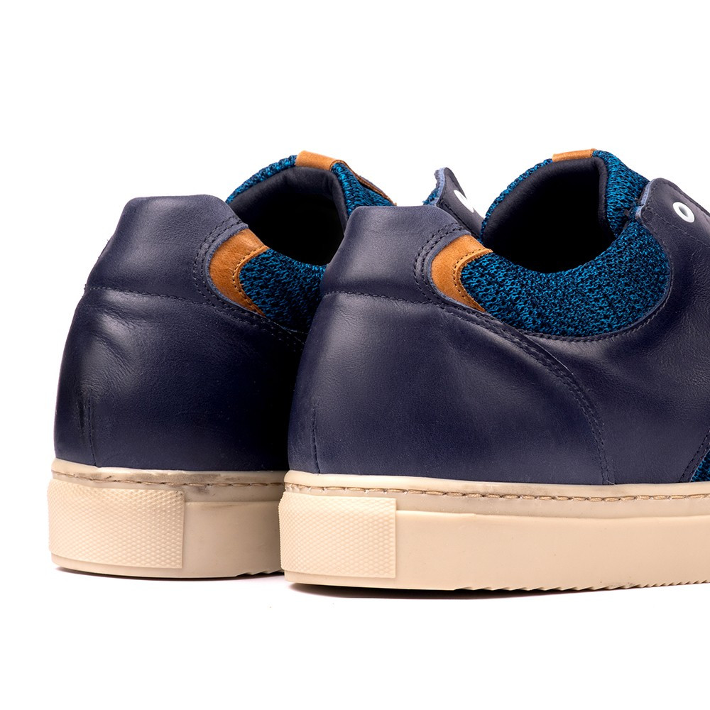 Schuhe mit Erhöhung für Männer Pesaro Blau