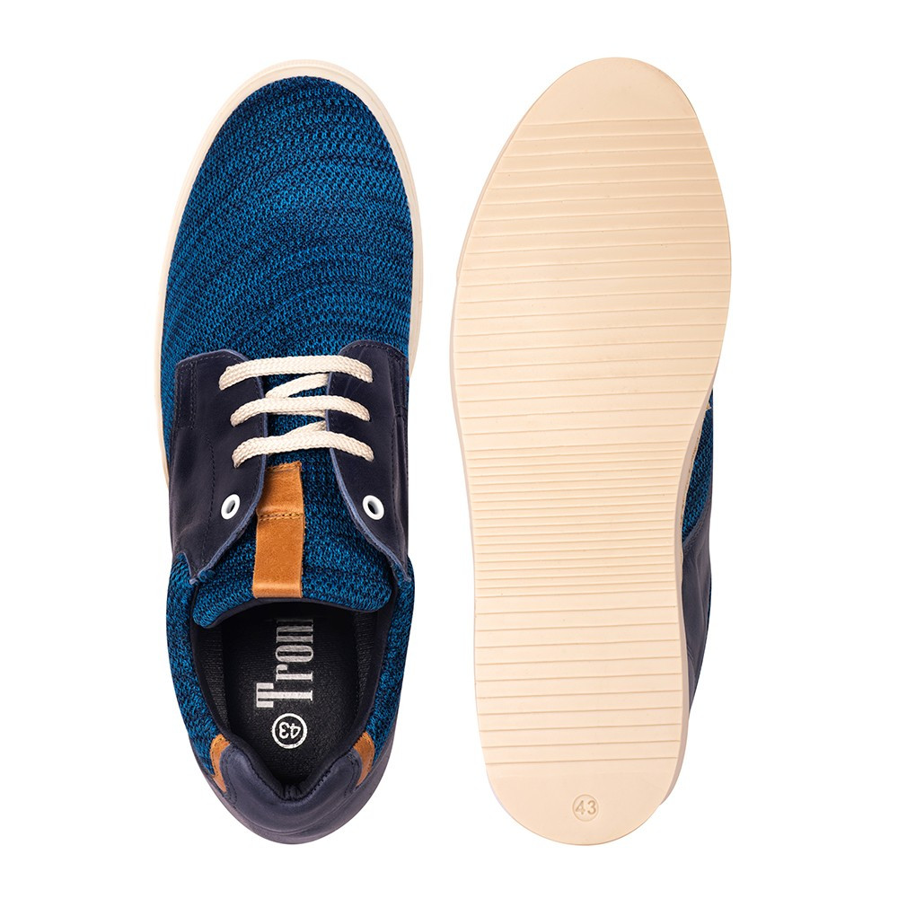 Zapatos con alzas para hombre Pesaro Azul