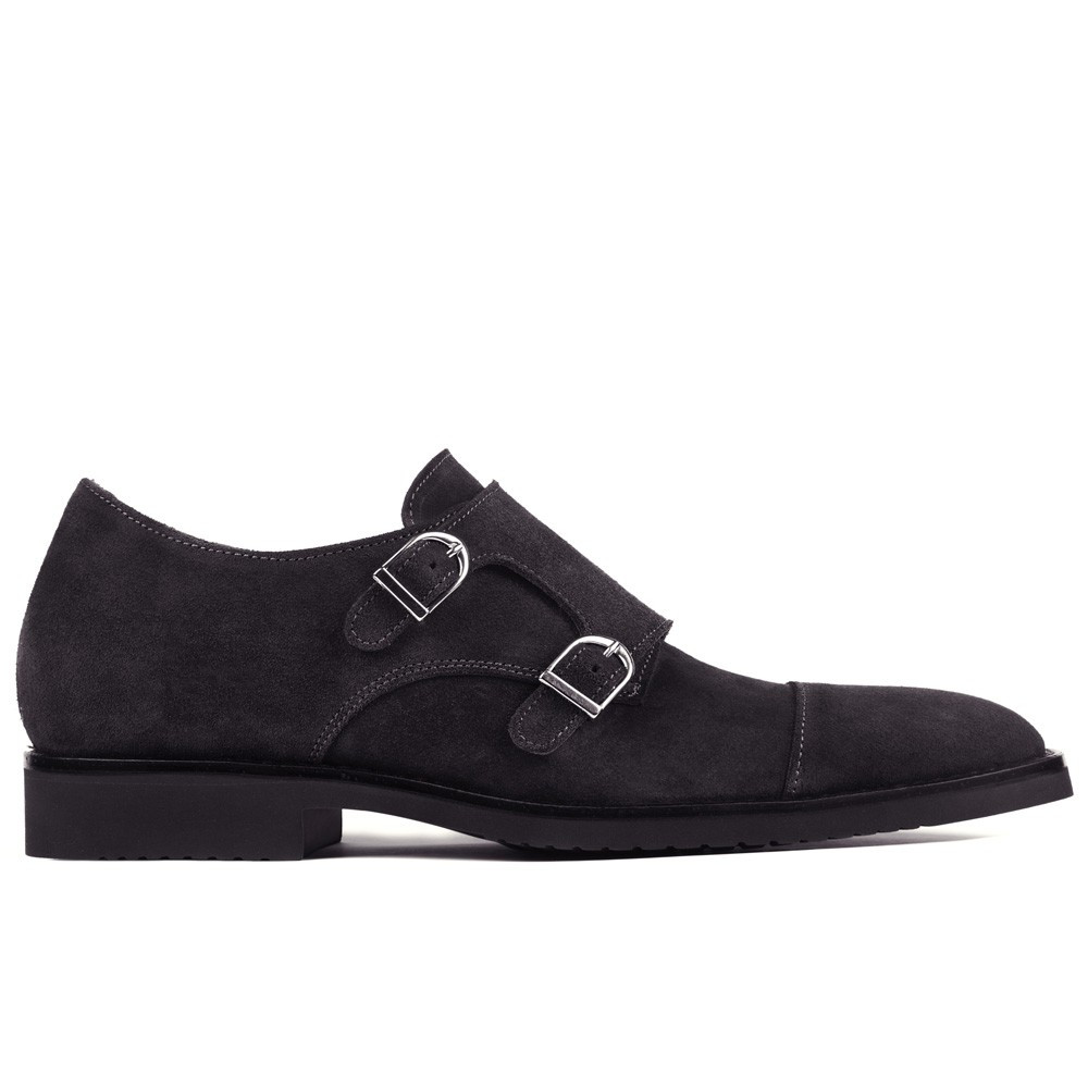 Sapatos para elevar a altura para homem Portofino Preto