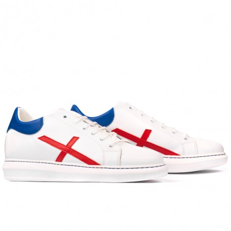 Sorrento rosso SCARPE CON RIALZO