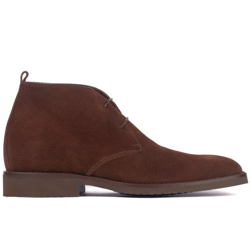 Zapatos con alzas para hombre Genova Marrón 2