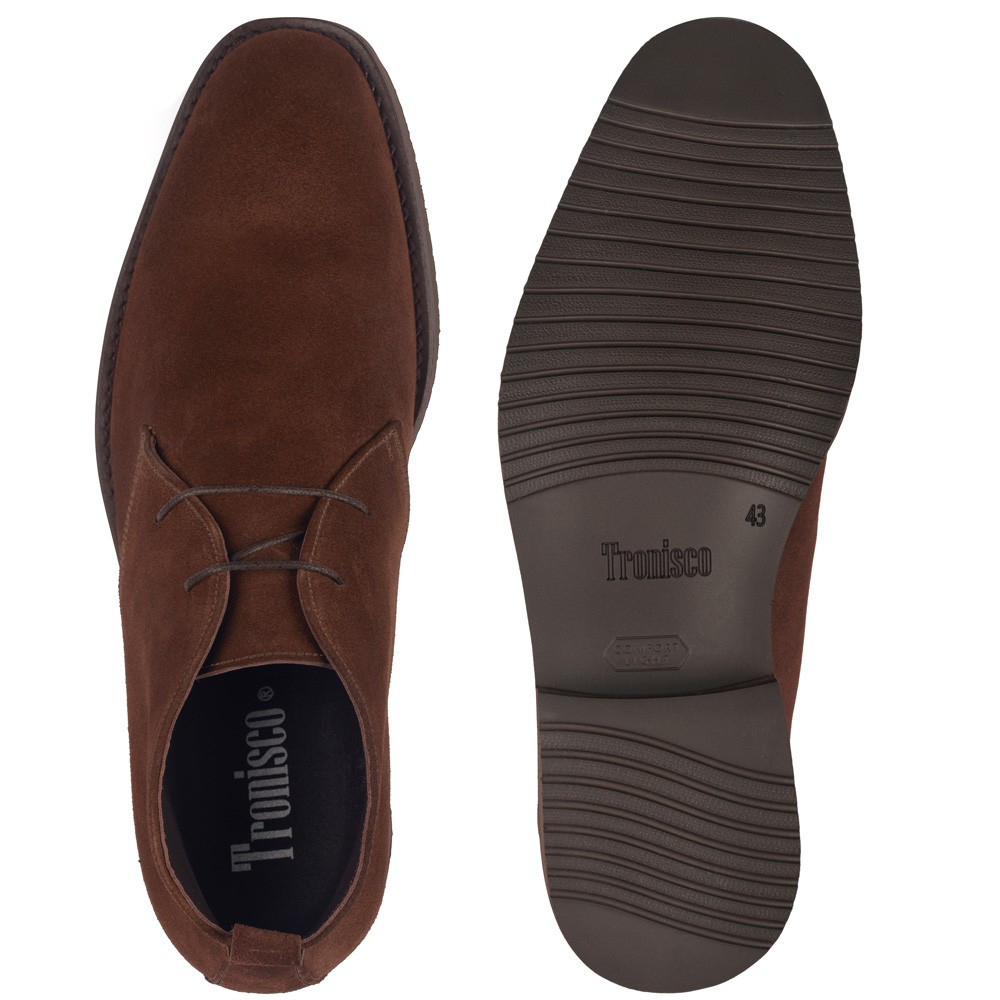 Zapatos con alzas para hombre Genova Marrón