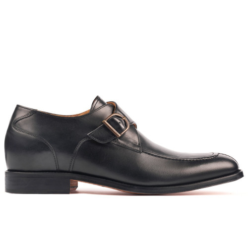 Zapatos con alzas para hombre Belfort Negro 2