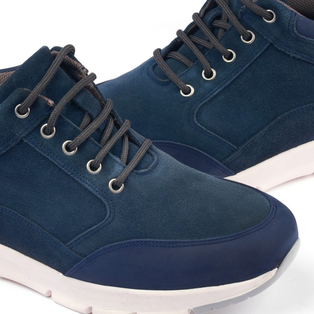 Schuhe mit Erhöhung für Männer Berna Blau