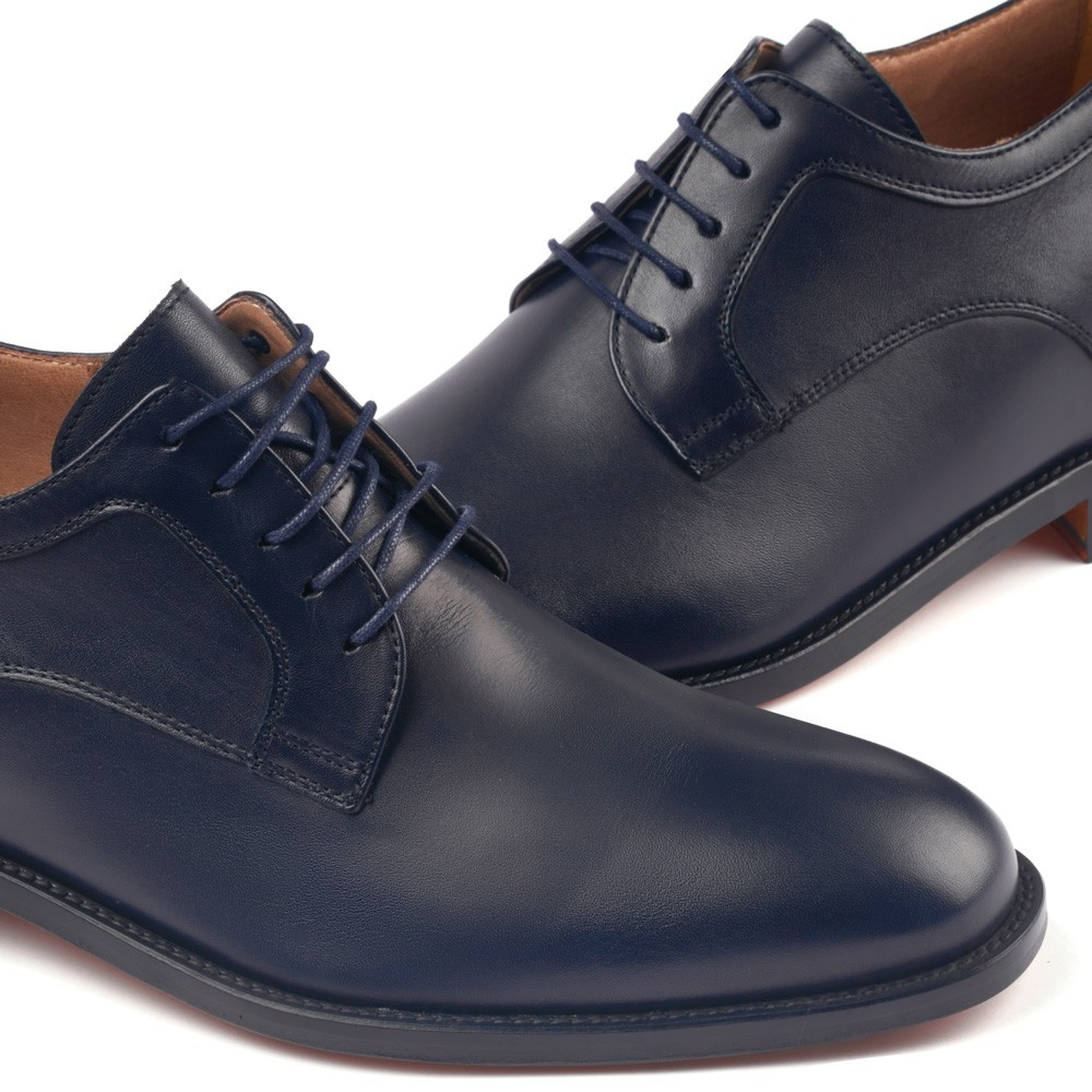 Schuhe mit Erhöhung für Männer Boston Blau