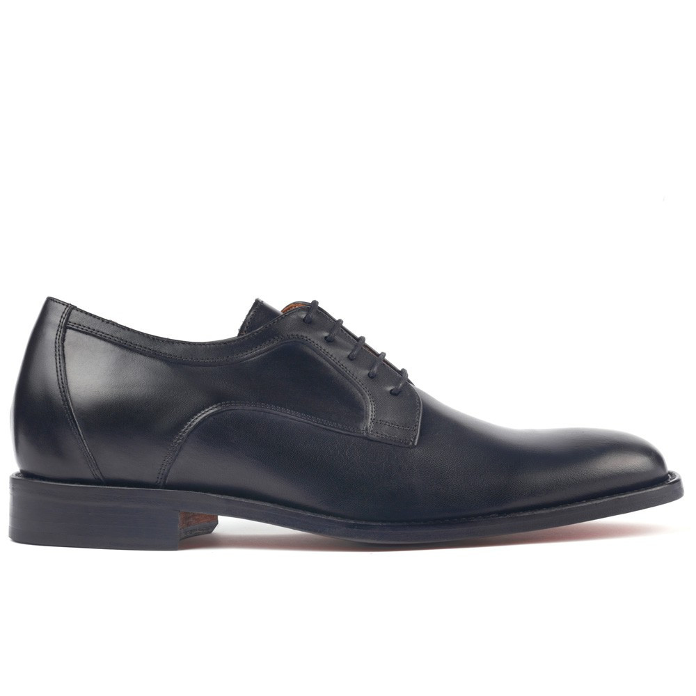 Sapatos para elevar a altura para homem Boston Preto
