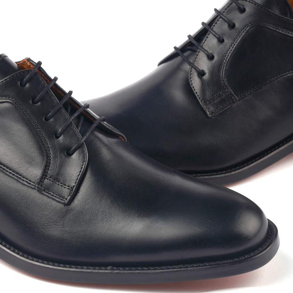 Sapatos para elevar a altura para homem Boston Preto