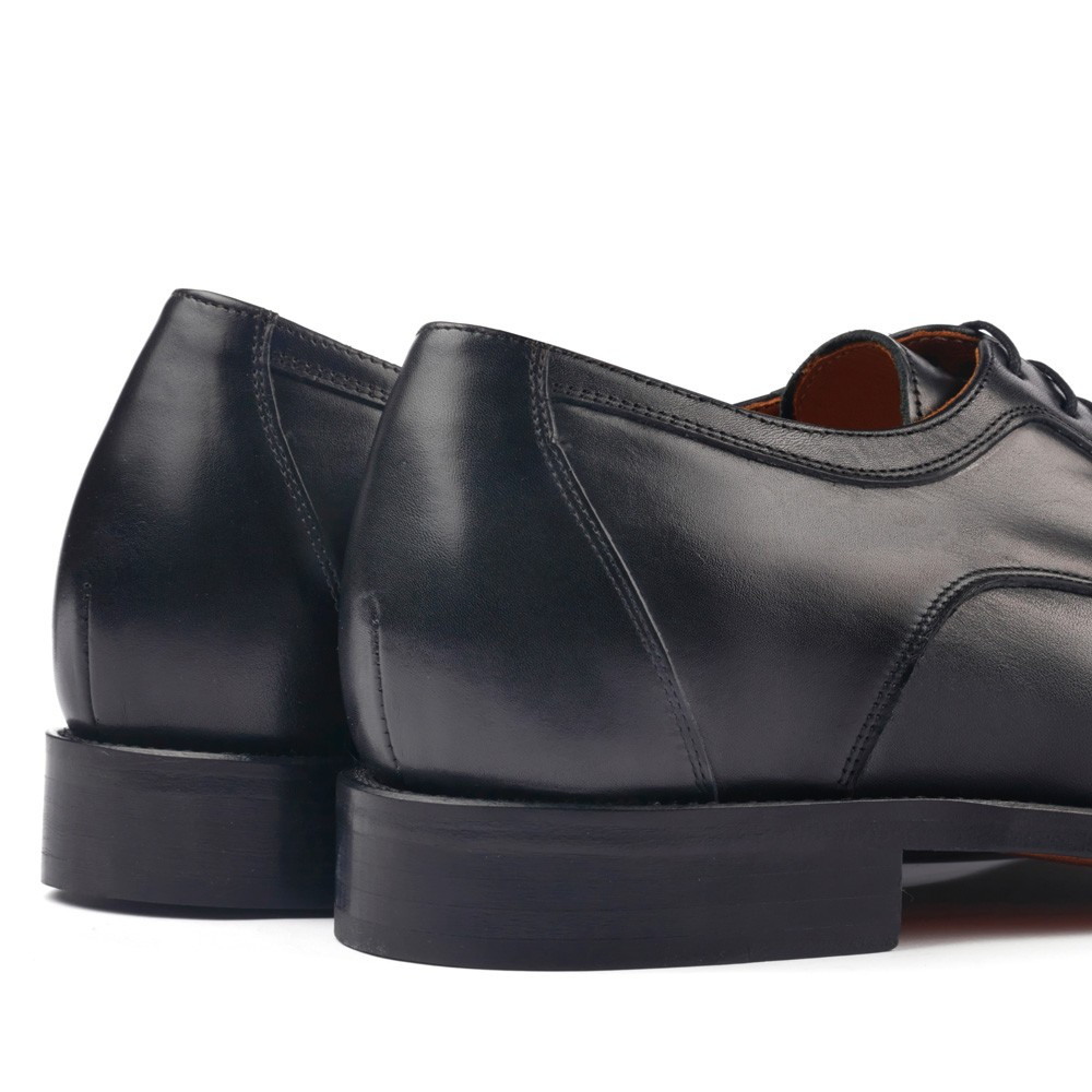 Sapatos para elevar a altura para homem Boston Preto