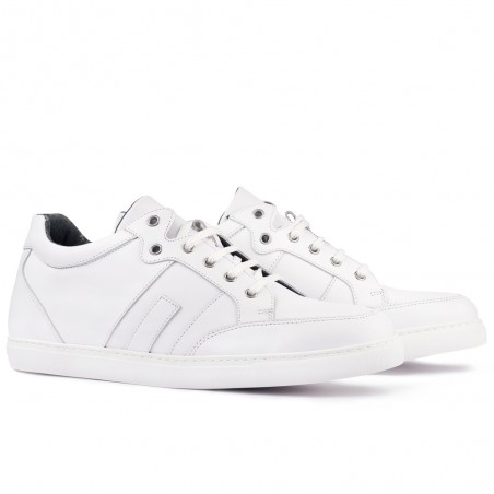 Ibiza blanco Zapatos con alzas